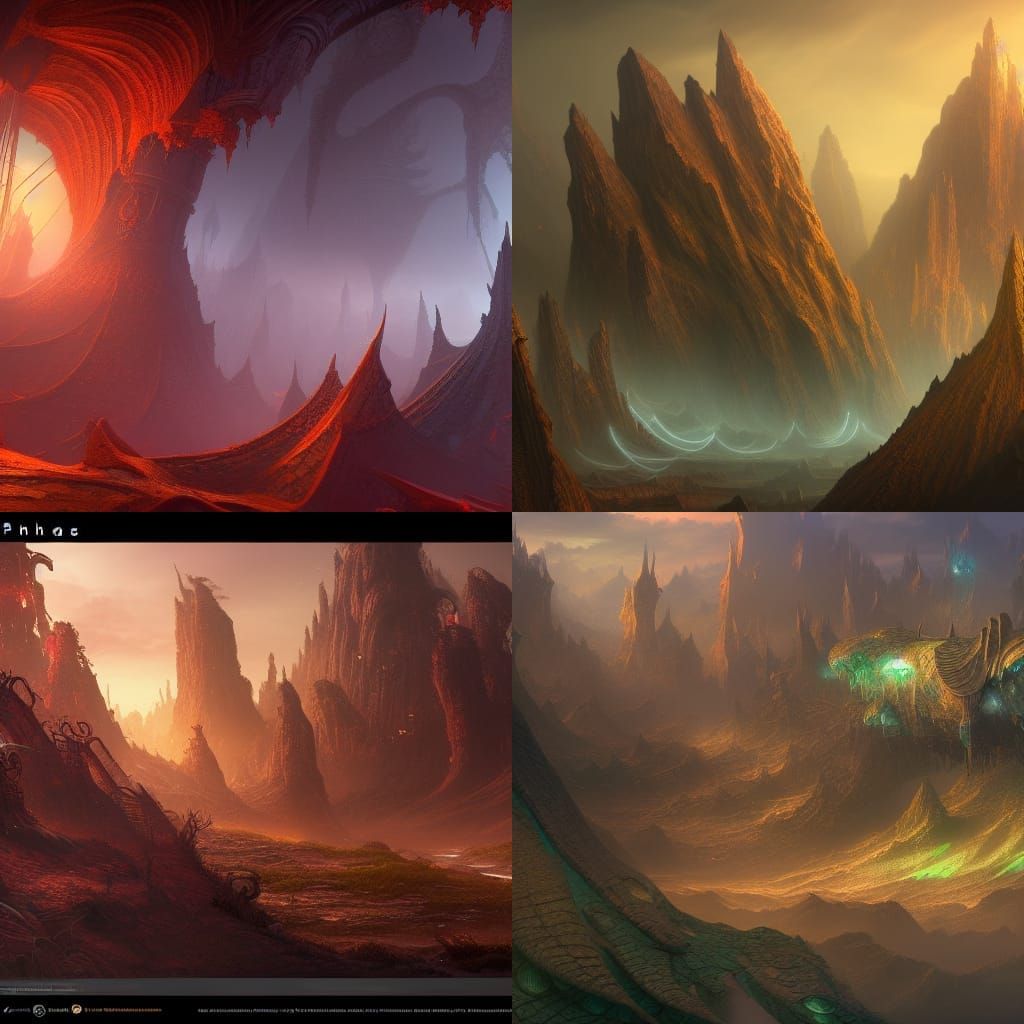 Detailed Matte Painting of a Frog in Deep Color