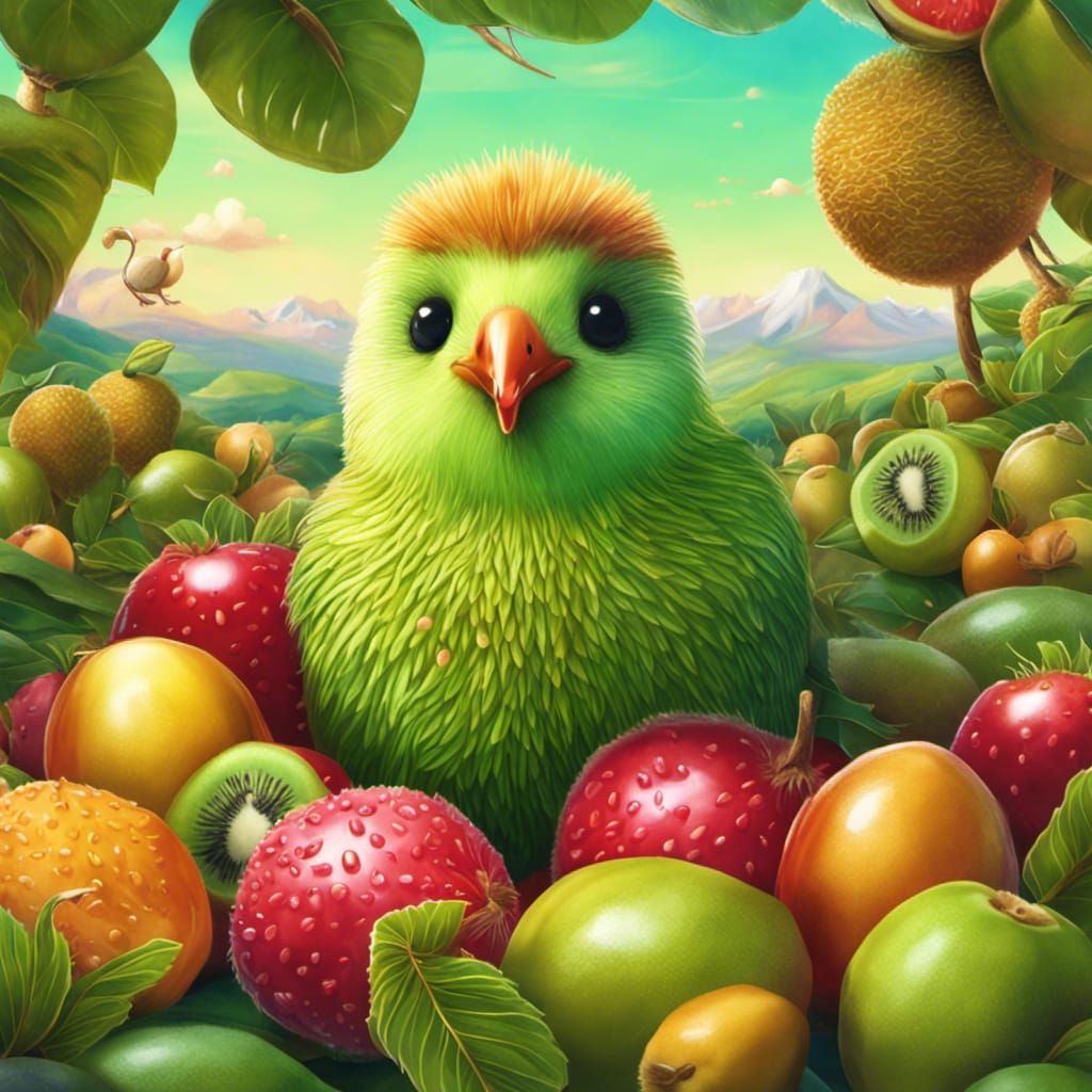 Cute Kawaii Kiwi