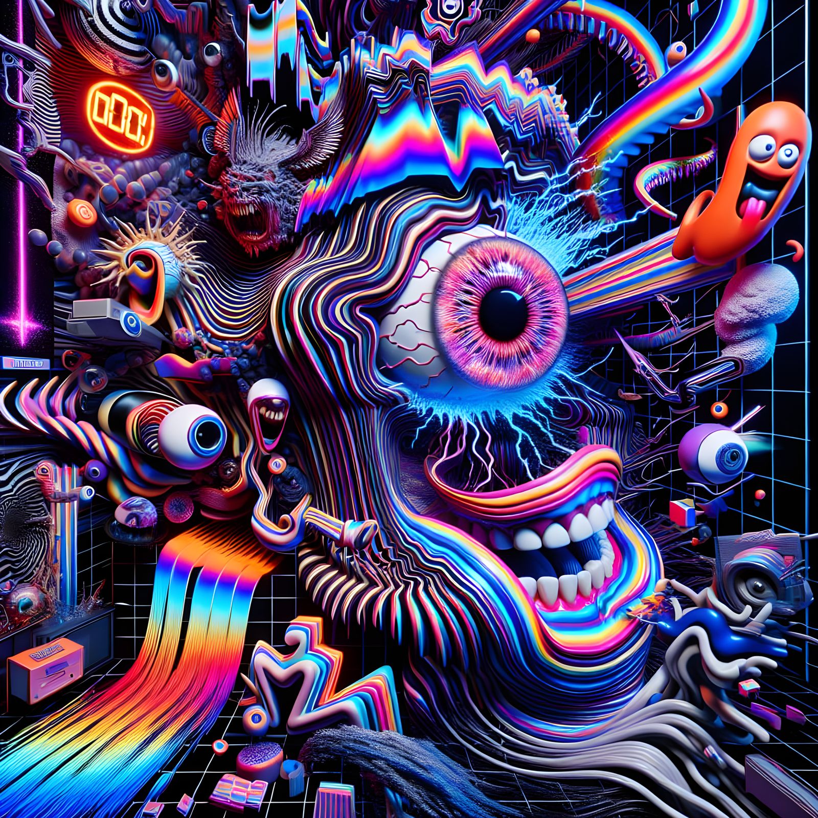 Digital Anarchy in Neon Storm