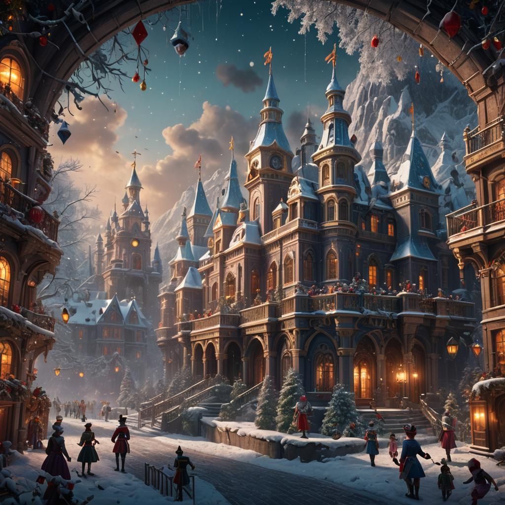 The Nutcracker Suite: Detailed Matte Painting