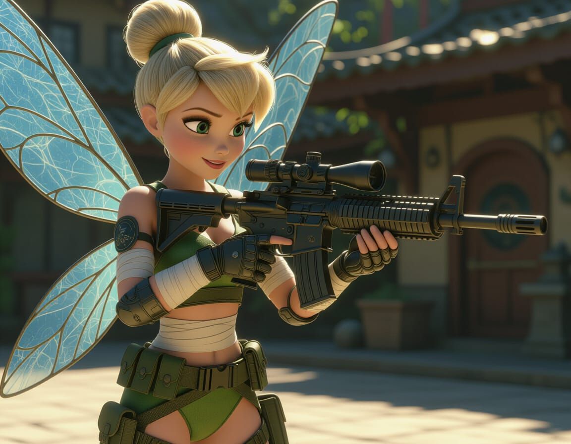 Tinkerbell as Quiet: Futuristic Biomechanical Sniper