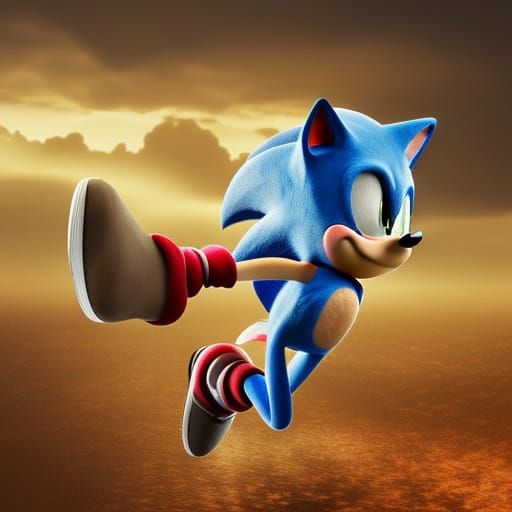 Sonic.exe: Dramatic Digital Matte Painting