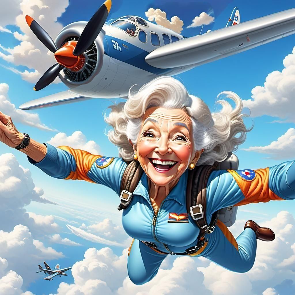 Skydiving has no age