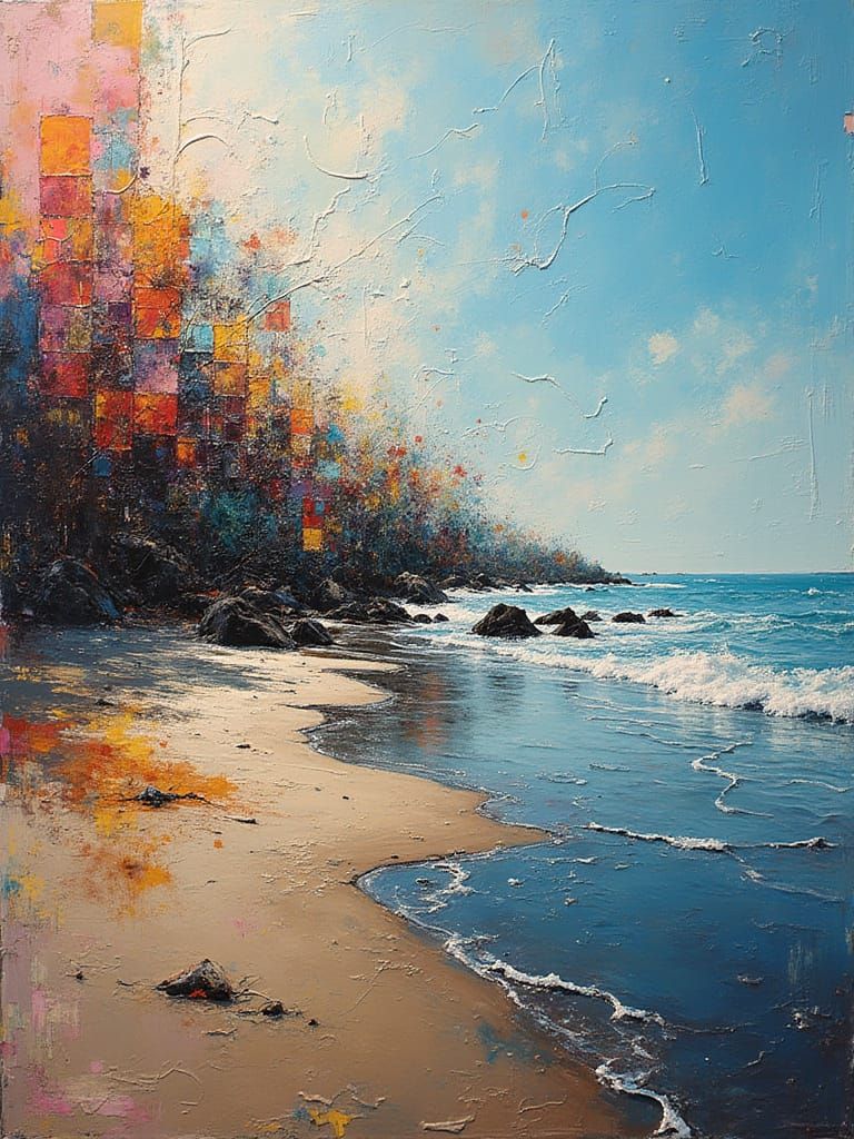 Resilient Forms in a Surreal Beachscape