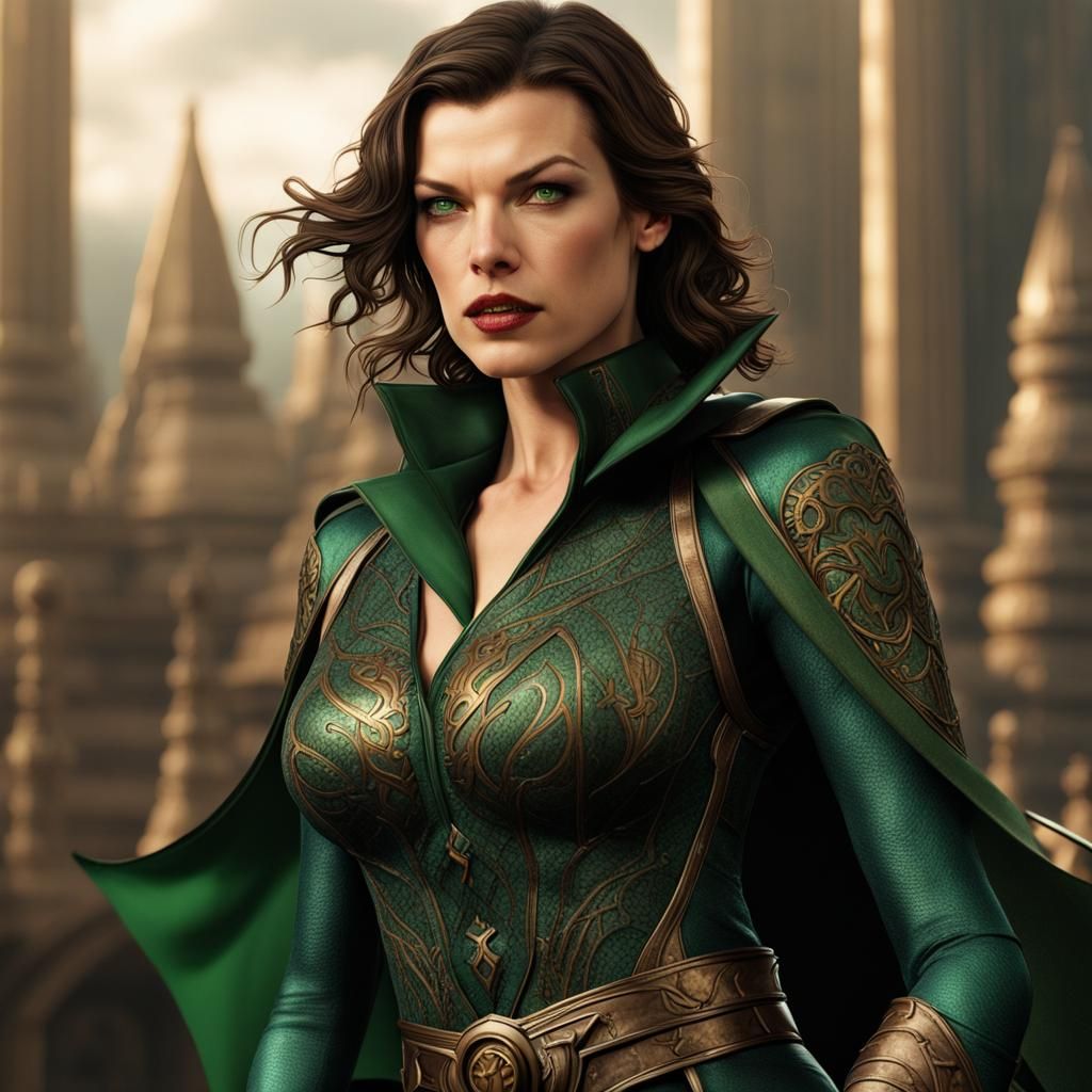 Milla Jovovich as DC comics Talia al Ghul