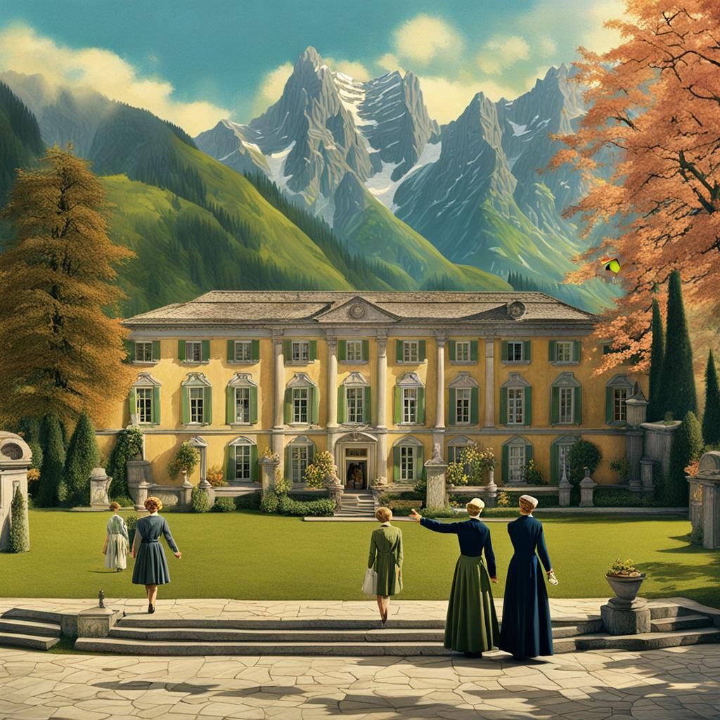 Cult Scene from 'The Sound of Music' in Unreal Engine 5