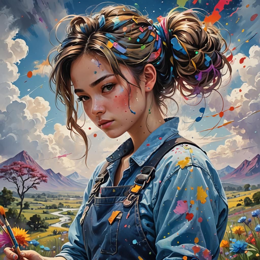 Girl Paints the World: Fantasy Concept Art