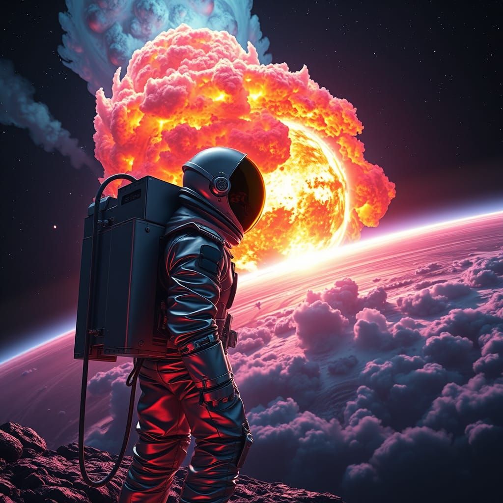 Astronaut Witnesses Sun's Catastrophic Explosion in Cosmic R...