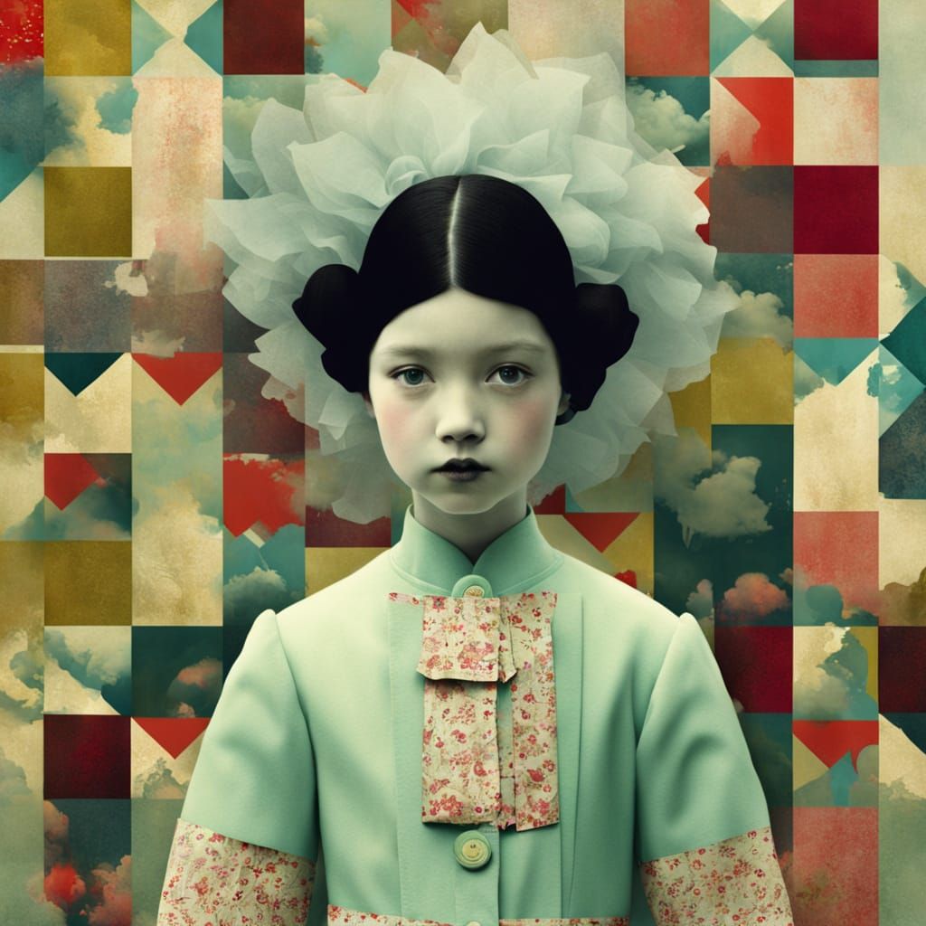 Nostalgic Memoryscape with Textile Patterns and Shadow Play