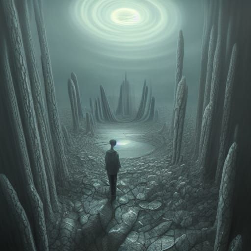 Surreal Dream of Oblivion: Hyperdetailed Artstation Artwork