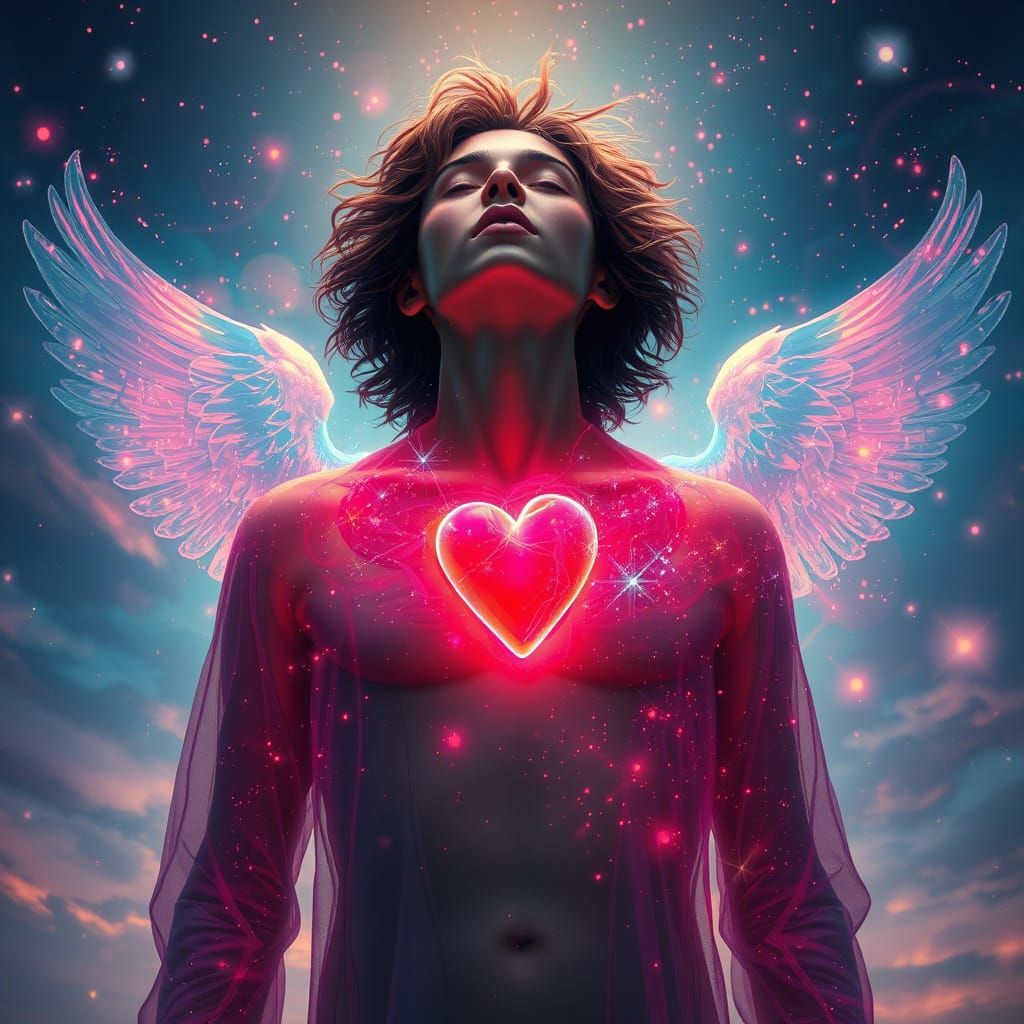 Ethereal Soul Liberation in Vibrant Dreamscapes