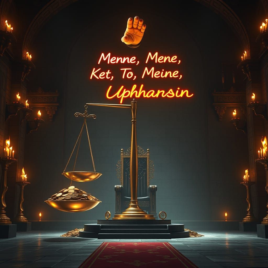 Throne Room of Judgment in Grandiose Fantasy Style