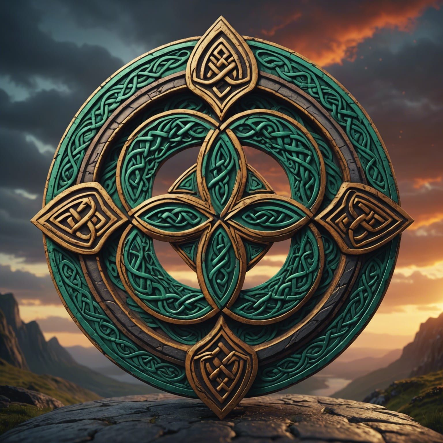A Celtic knot symbol