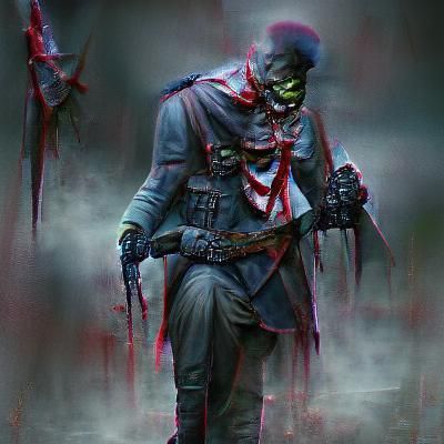 Sinister Undead Civil War Soldier