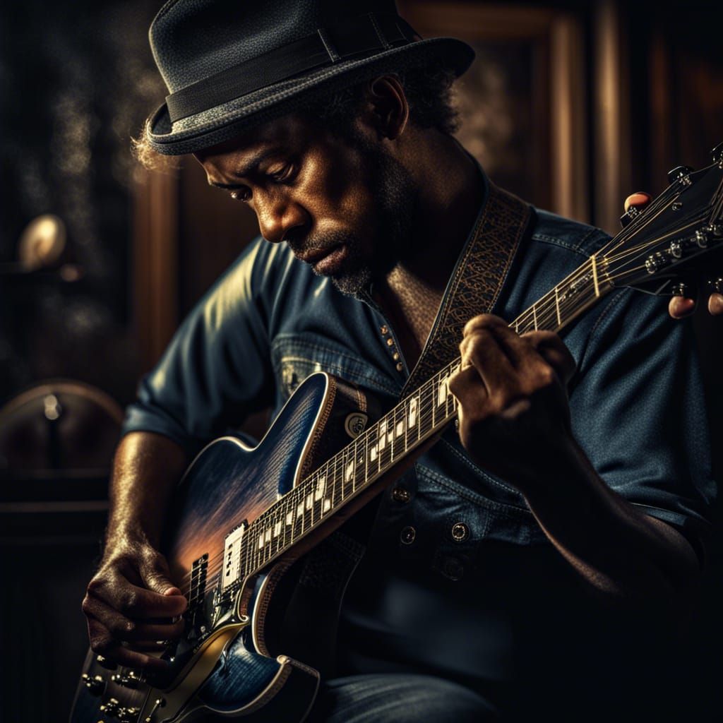 Guitarist Transcends Reality in Blues Rock Solo