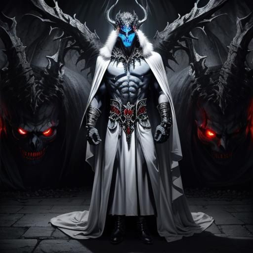 Photorealistic Portrait: Evil Monster Necrosimus in Cinemati...