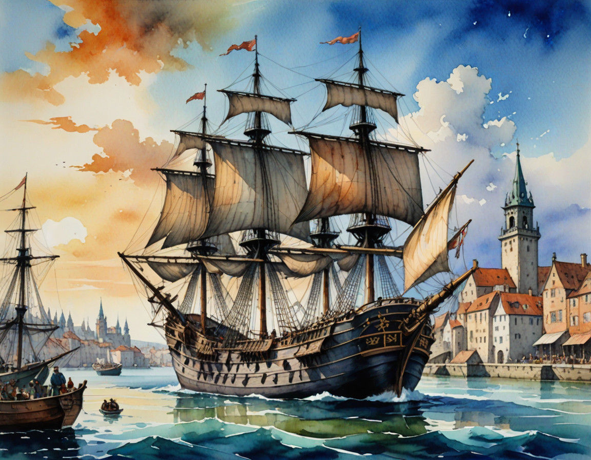 Sailing into Medieval Port City Waters