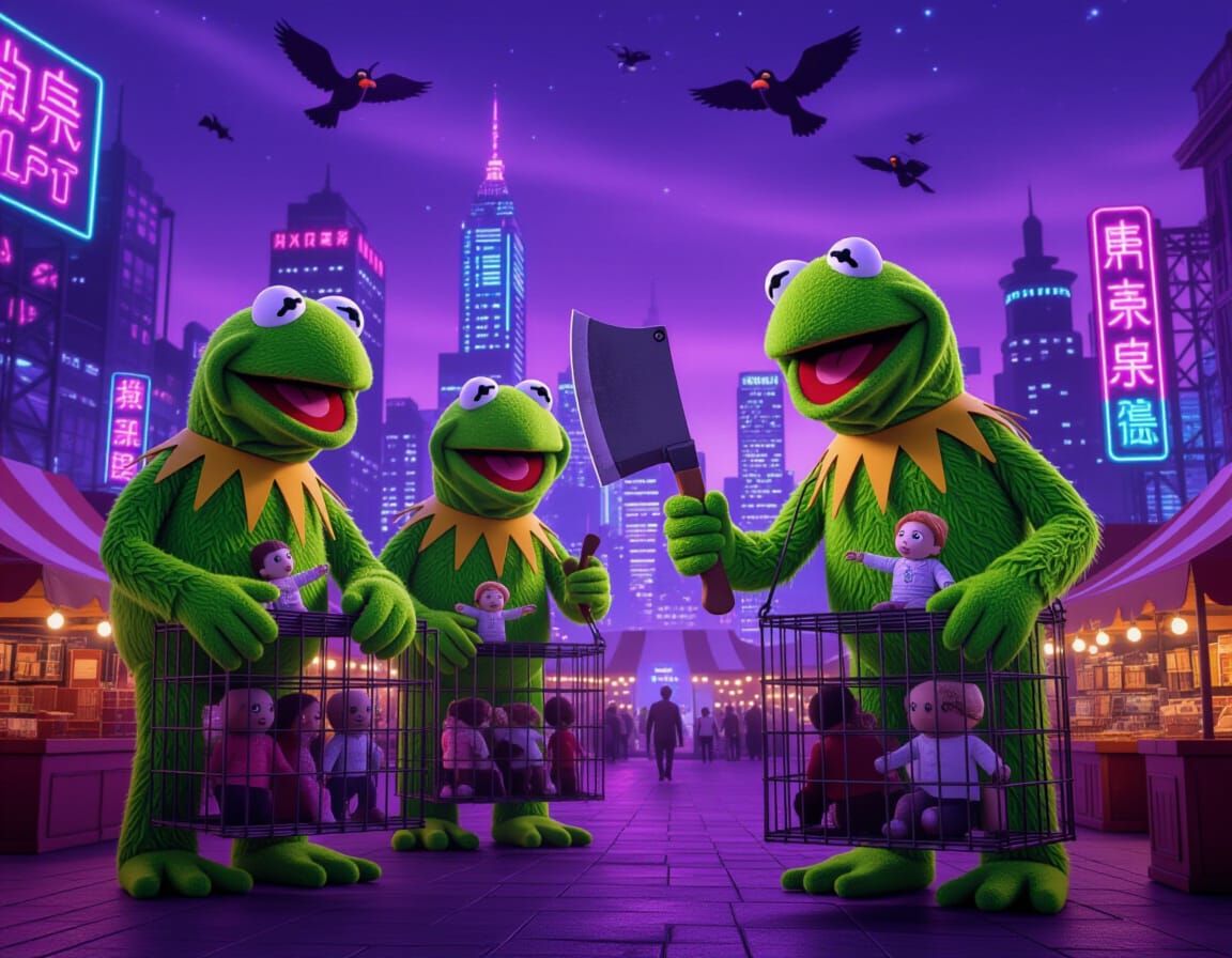 Muppet Aliens Sell Humans in Sci-Fi Market