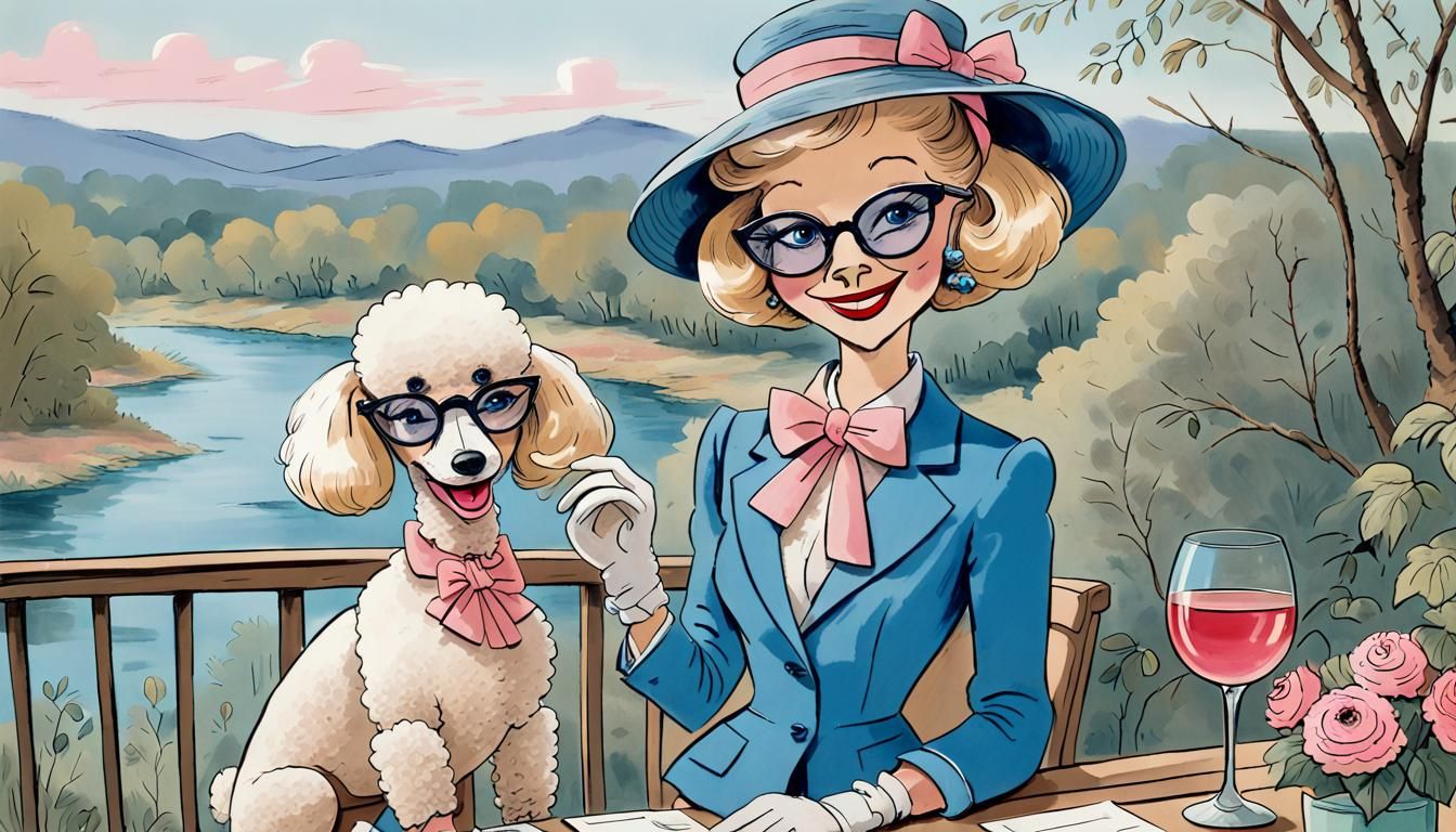 Parisian Fashionista on Safari by Ludwig Bemelmans