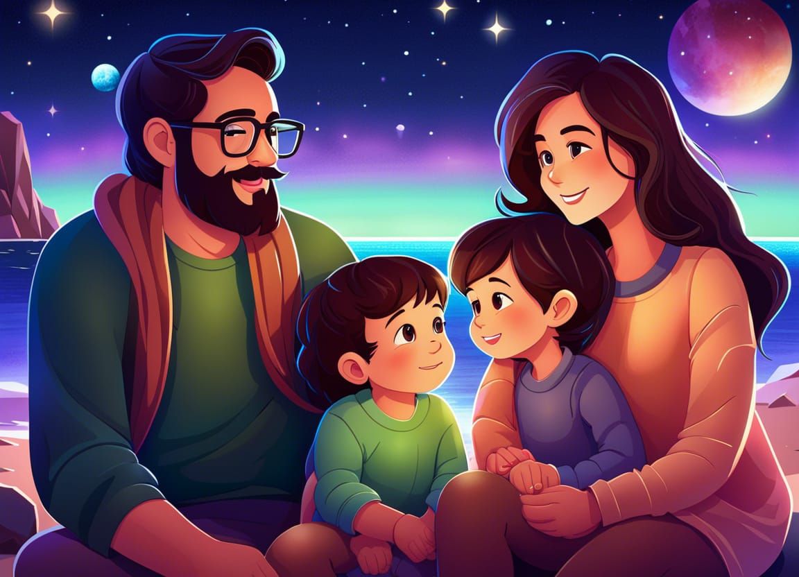 A Family On a Dream Vacation