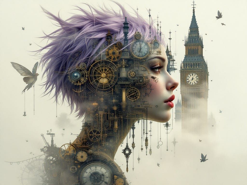 Steampunk Fairy Transforms into Clockwork Wonders