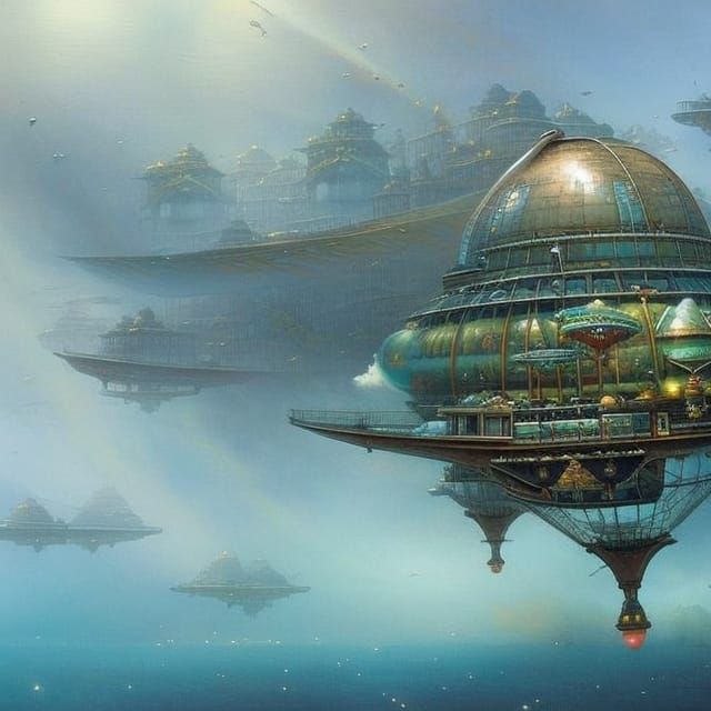 Aerodynamic futuristic personal flying machine