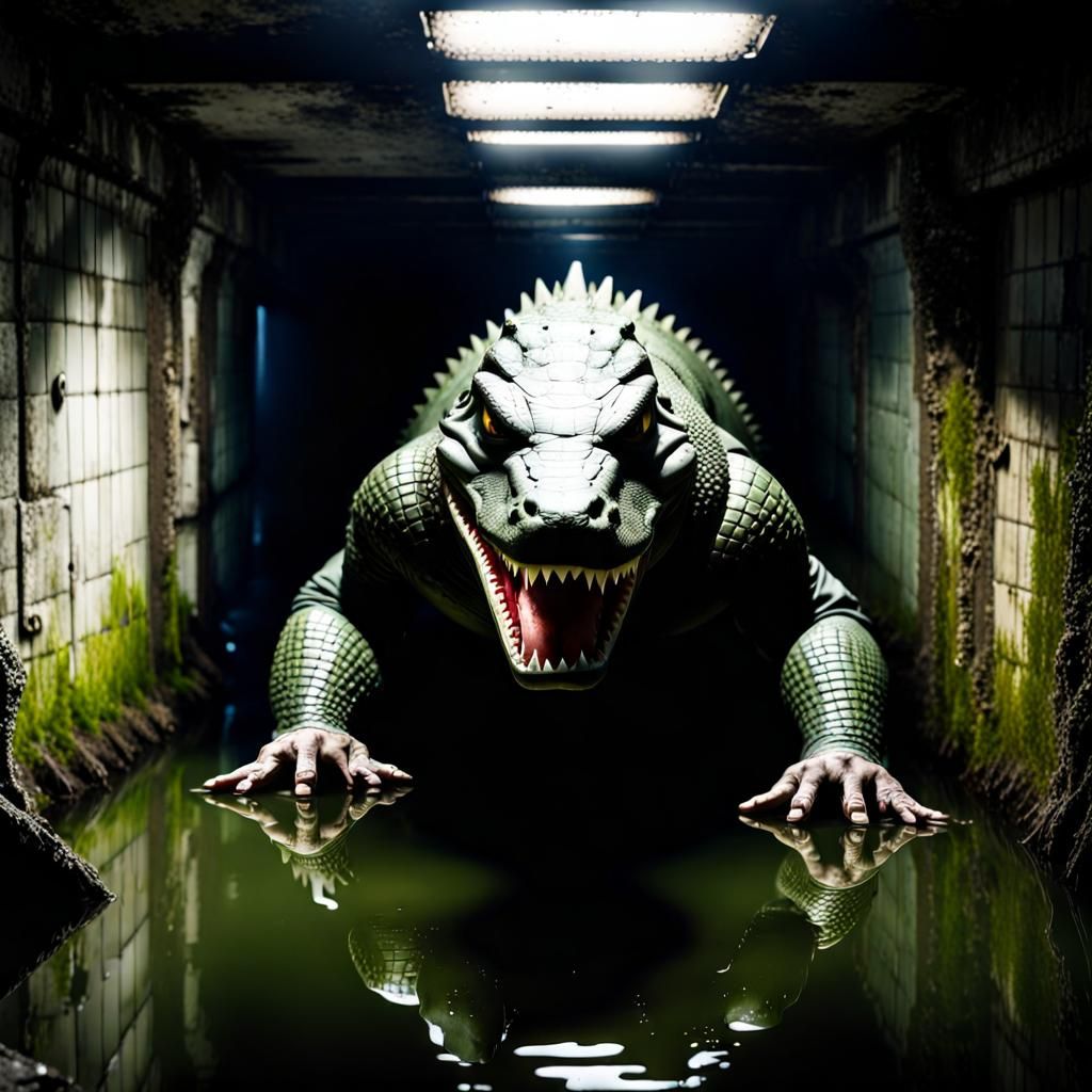 Underground Sewer Explorer Finds Alligator Villain