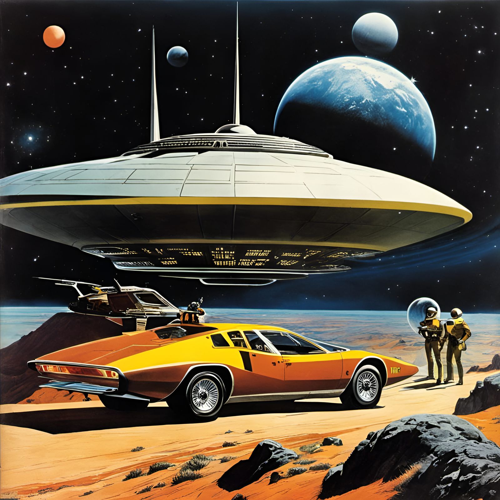 1970s Science Fiction Scene