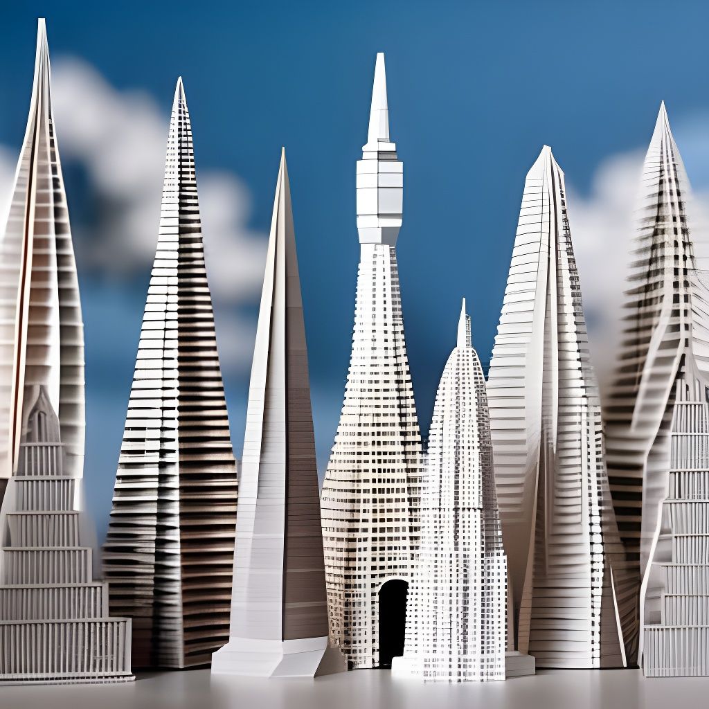 Origami Cityscape of Tibet: Papercraft Art