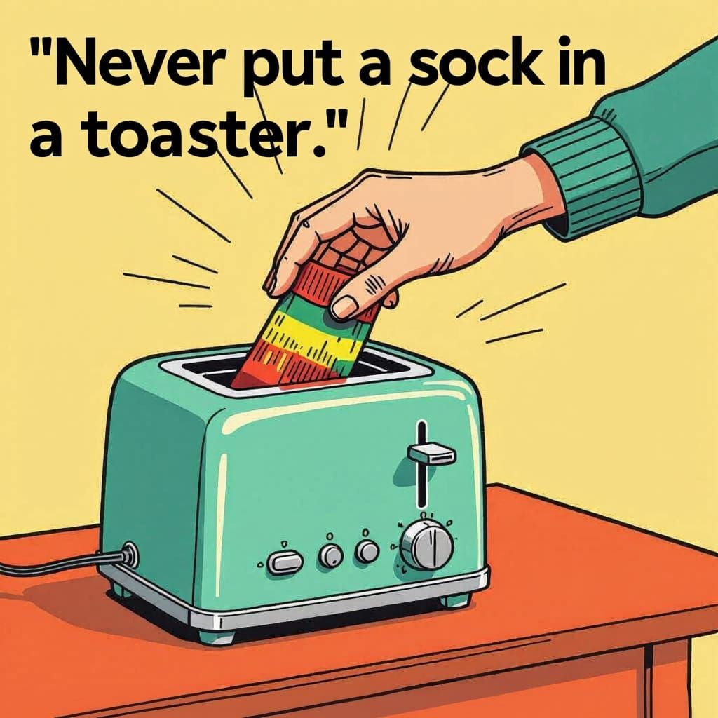 Humorous AI Interpretation of a Common Idiom