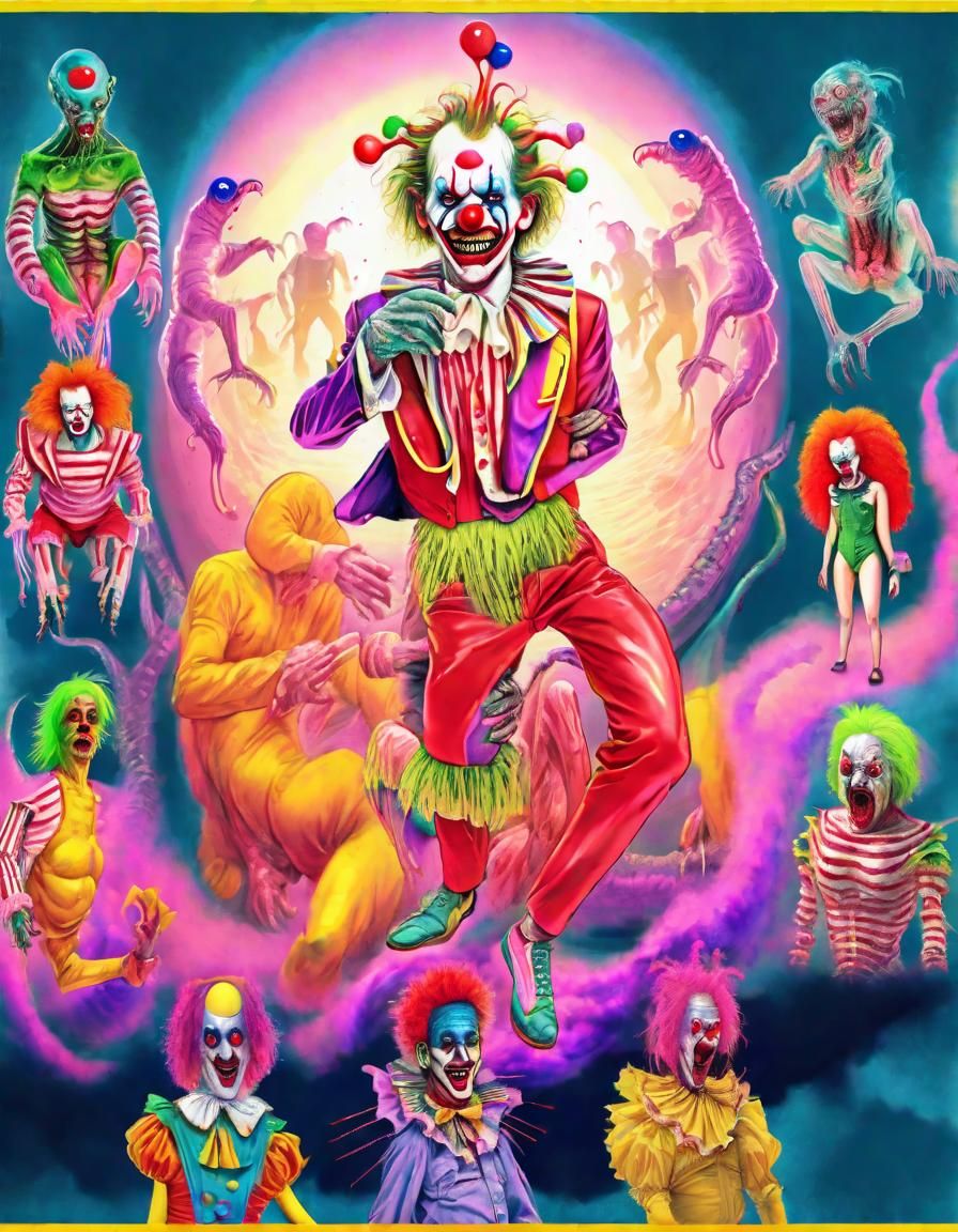 Clownwave Xenopede Body Horror in Cronenberg Style