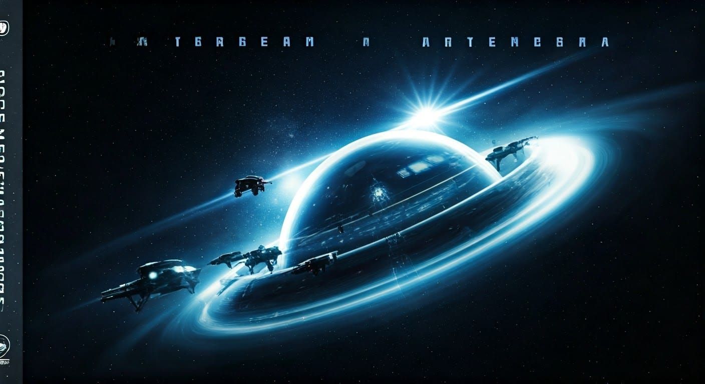 Sci-Fi Adventure DVD Cover Design