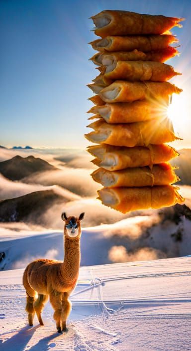 alpaca spring rolls flying carpet weather phenomenon