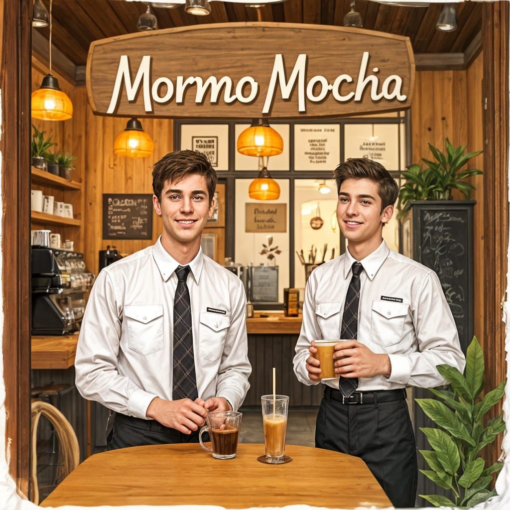 Handsome Young Mormon Missionaries Open Up a Vibrant Coffee ...