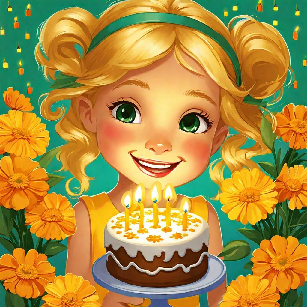 Happy Birthday Marigold
