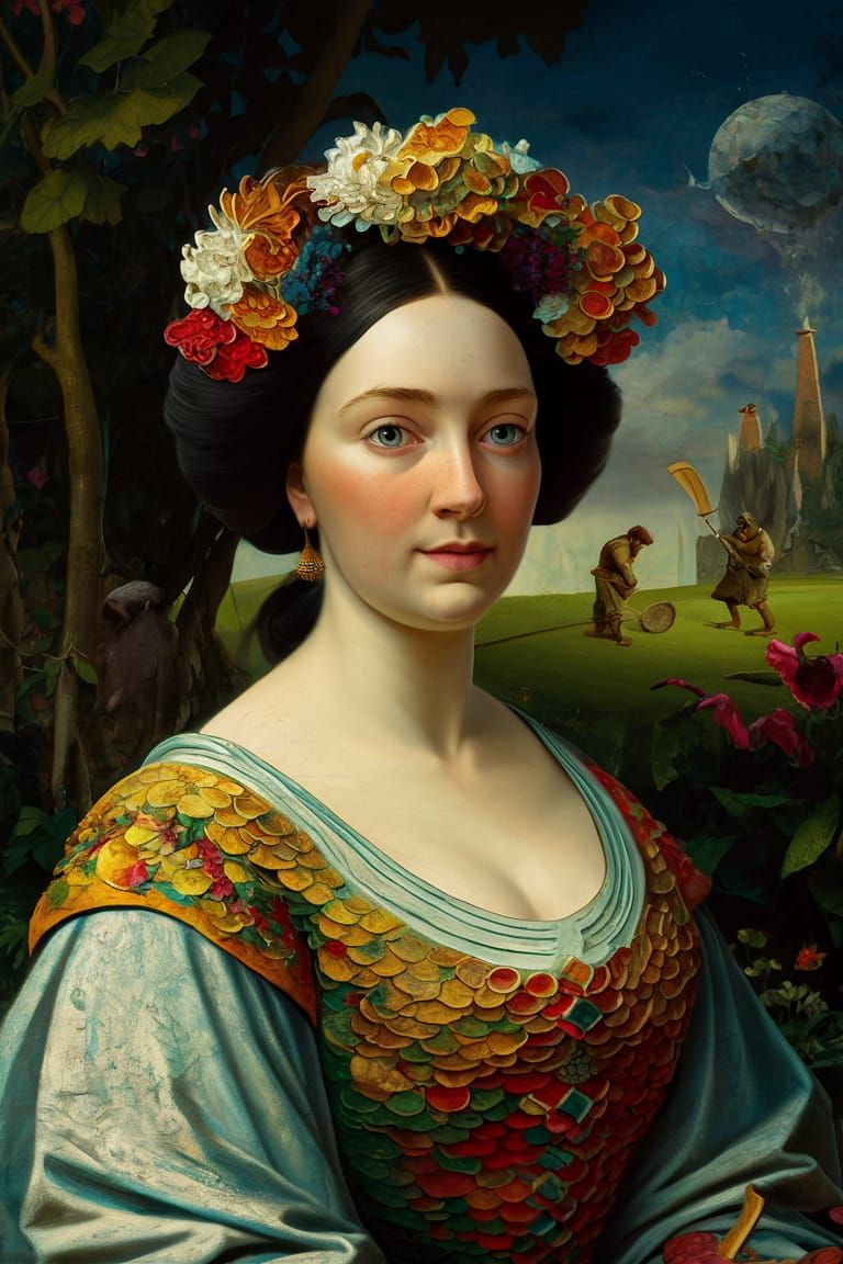 Tessellated Potato Crisps Among Existential Themes While Being Driven to Semi-Abstraction by Cricket