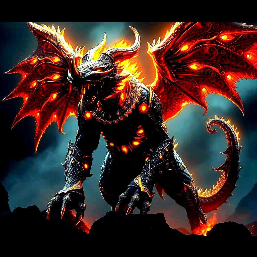 Maximalist Typhon: Divine Beast in Digital Art