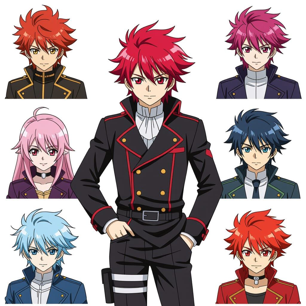 Anime Male Rogue Character Illustration