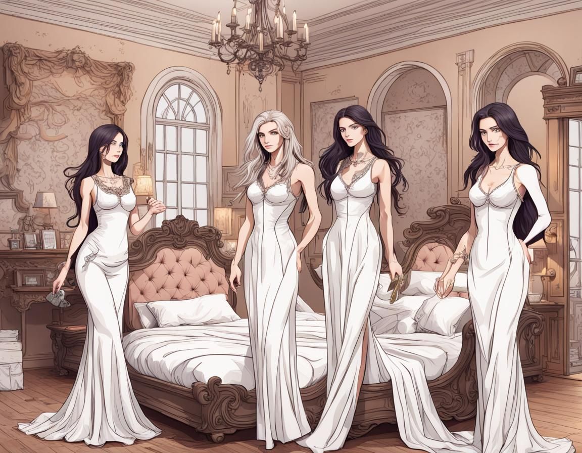 Intricately Detailed Fantasy Art of Loving Family