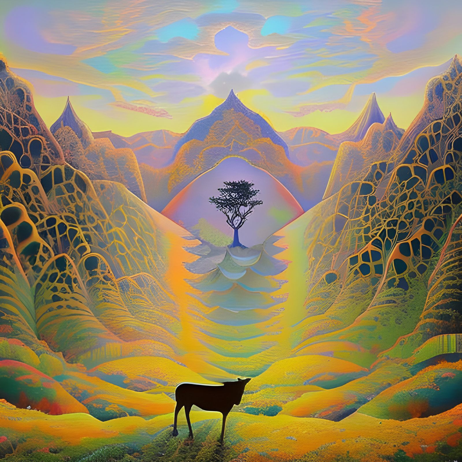 Psychedelic Fantasy: A Surreal Exploration of Fearlessness