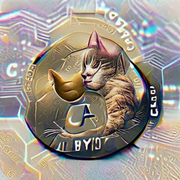 Cat Crypto Coin Generated by AI
