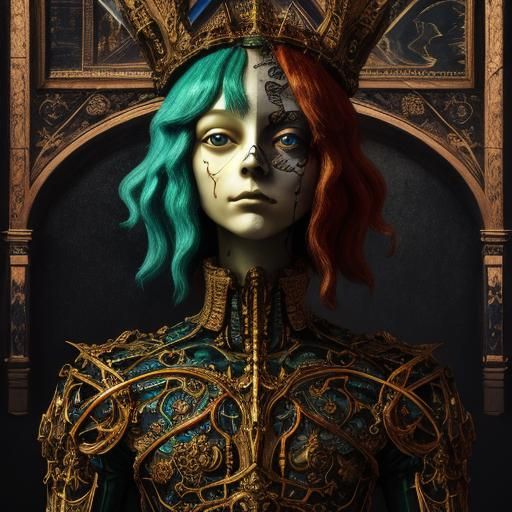 Abstract Jazz: Vivid Oil Painting in 8k