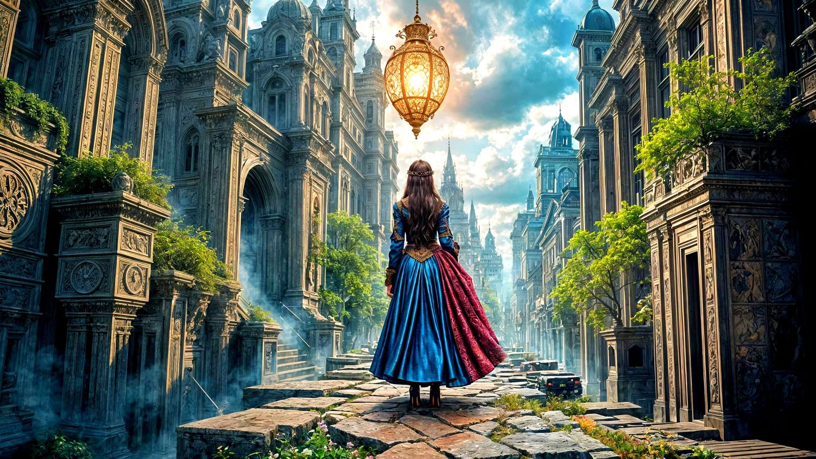 Renaissance Inspired Digital Art Masterpiece