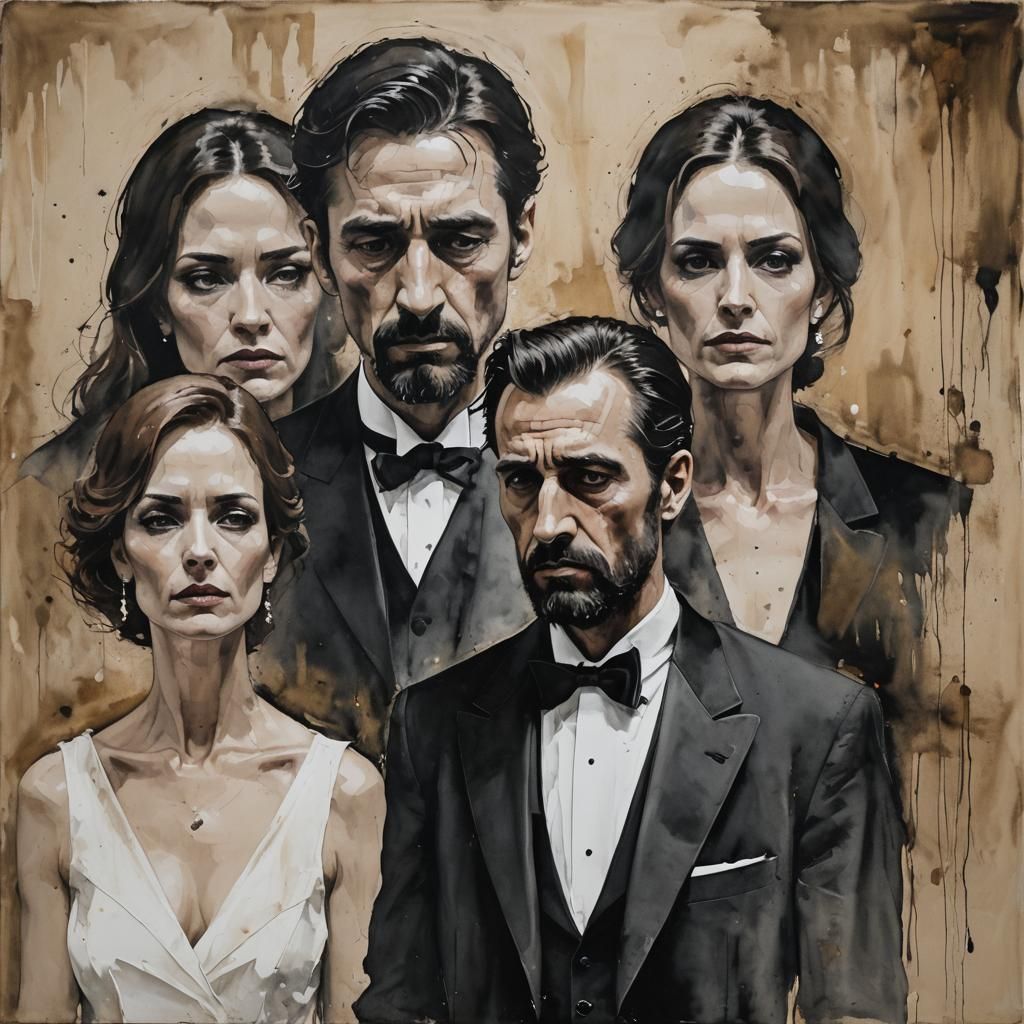 Man Torn Between Two Loves, Cinematic Portrait