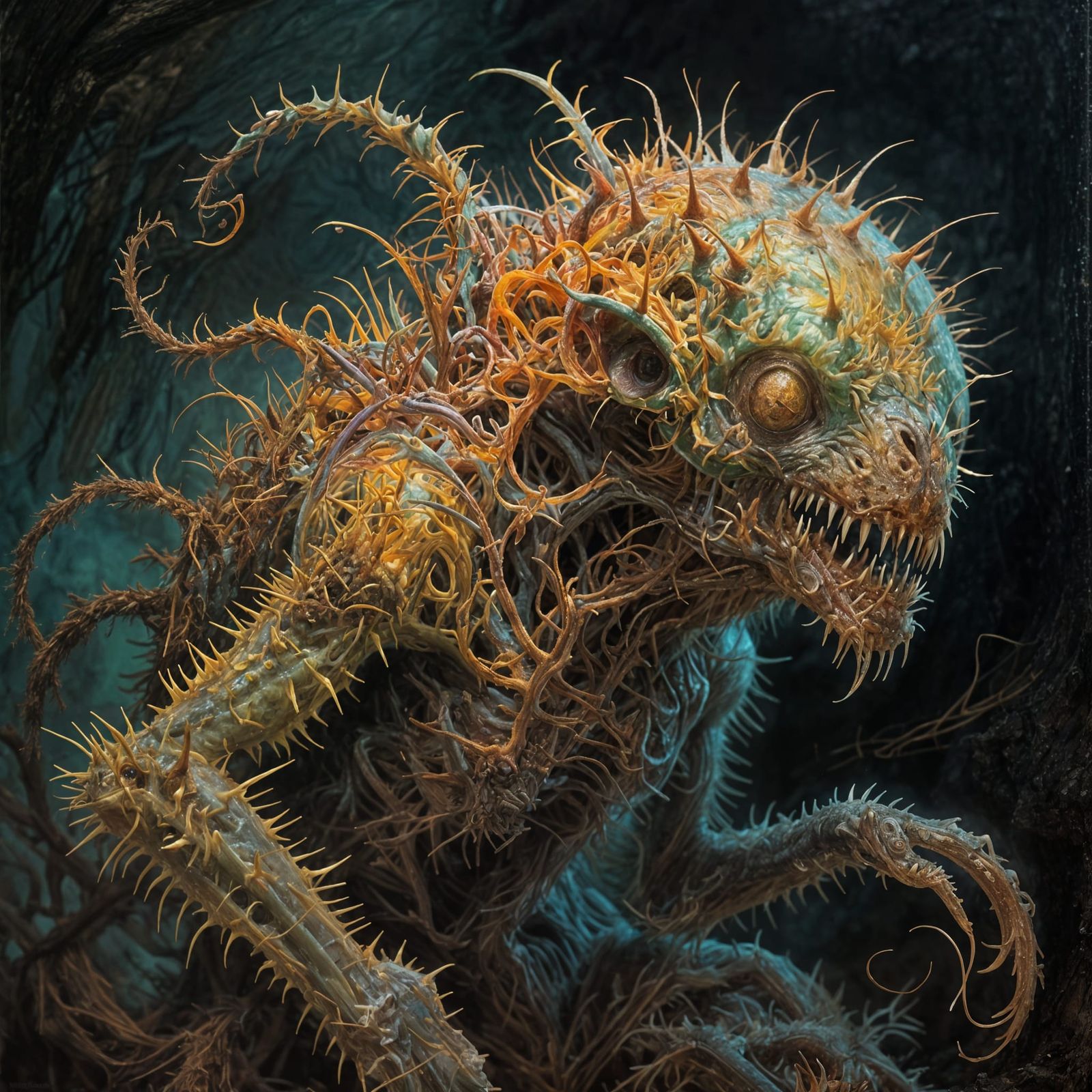 Urticating Image: A Close-Up View