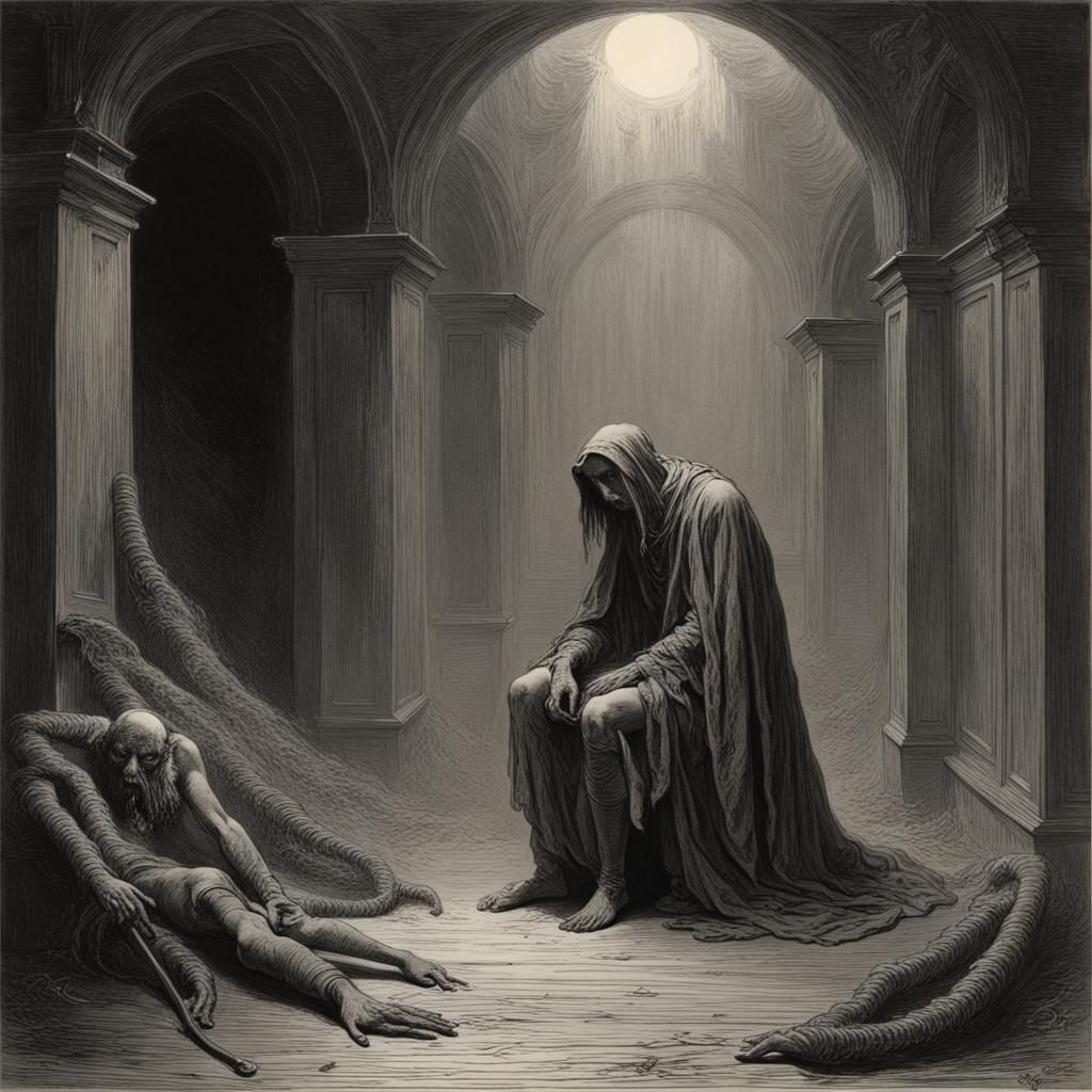 Dark Fantasy Image of Regret