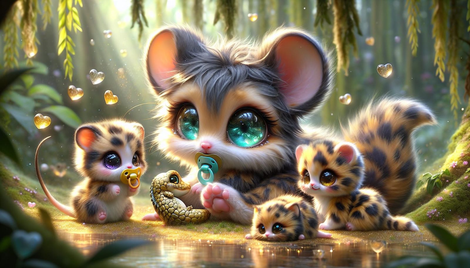 Jelli, Mac, Lizzy, Meg and Ellie