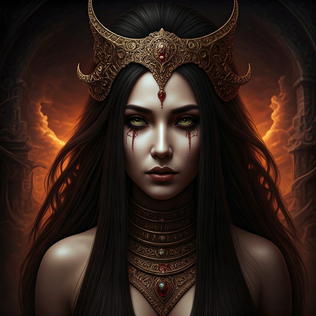 portrait of a goddess