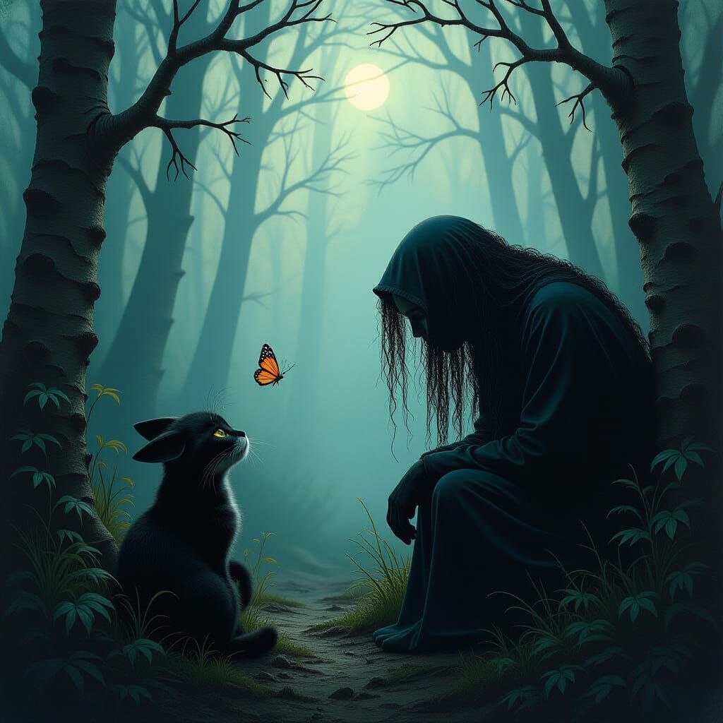 A small light in darkness