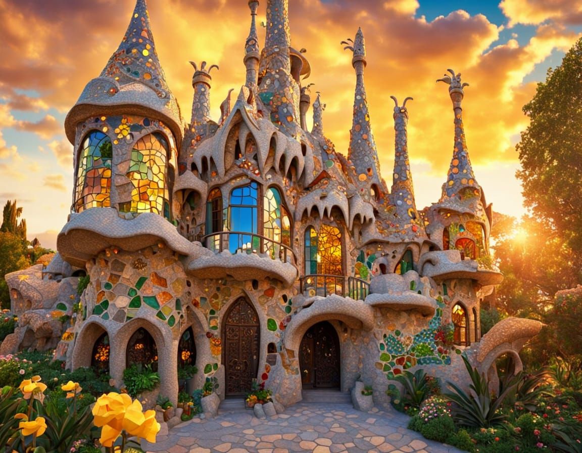 A Gaudi Like Castle